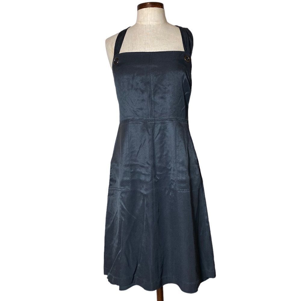 Banana Republic Black Sleeveless A-Line Dress